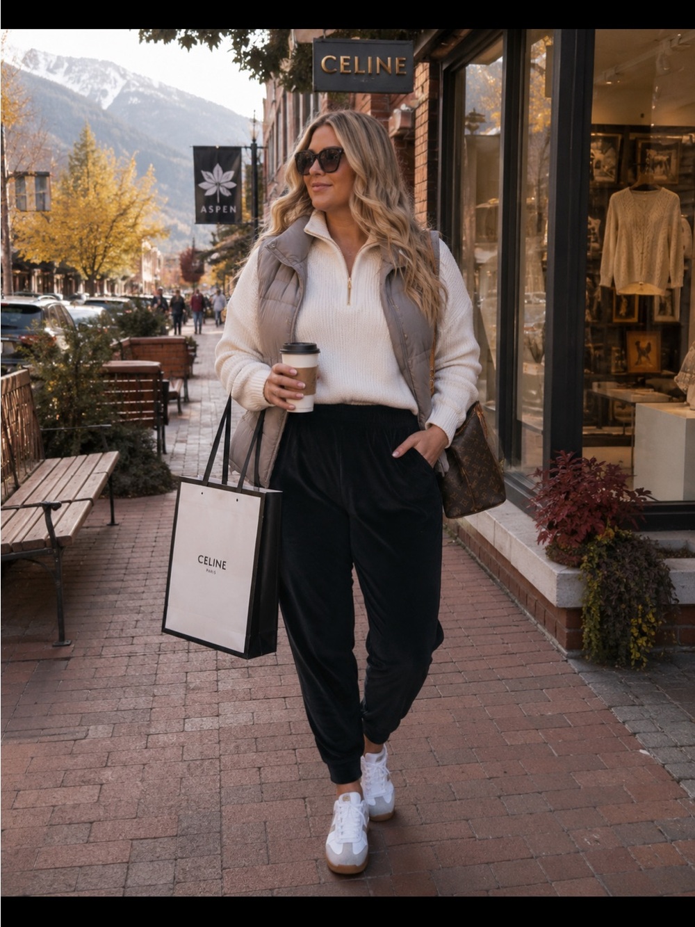 Just Chillin’ Black Velvet Joggers NWT